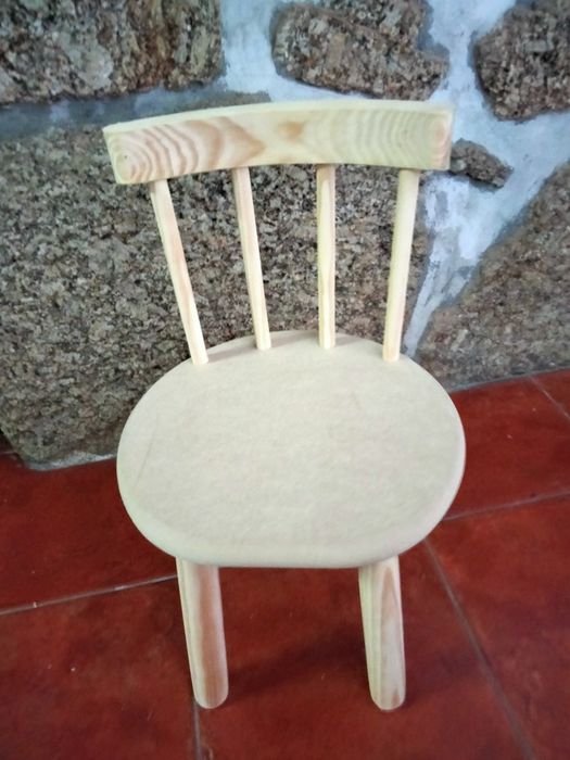 Cadeira criança madeira