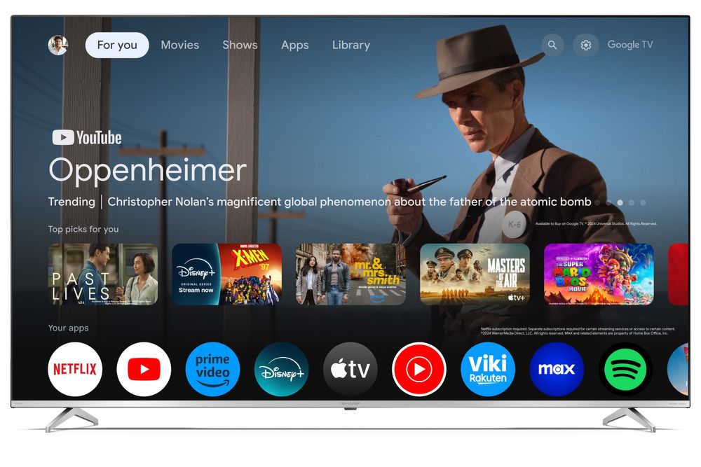 Telewizor Sharp 70GP6760E 70" QLED 4K Smart TV WiFi Google HARMAN K !!