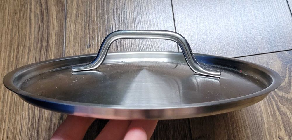 Pentole Agnelli pokrywa 24cm pokrywka garnka stal nierdzewna srebrna NOWA