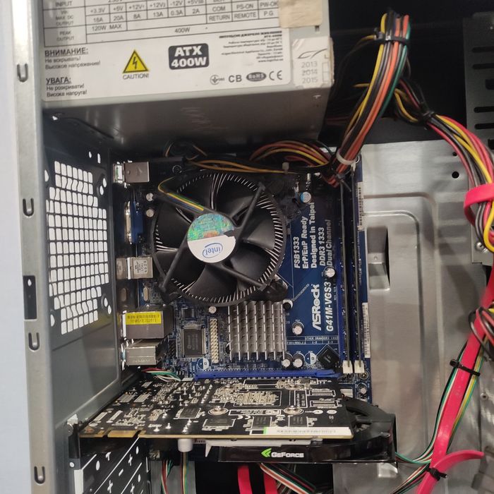 Системный блок ПК. 4 ядра Intel quad . ОЗУ 8 Гб. GTS 450