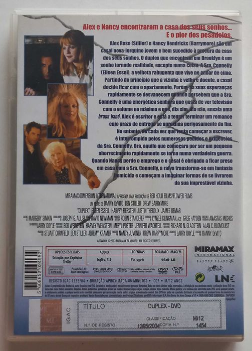 Filme em DVD Duplex