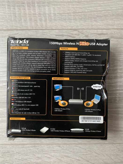 Блютус адаптер Tenda W311MI