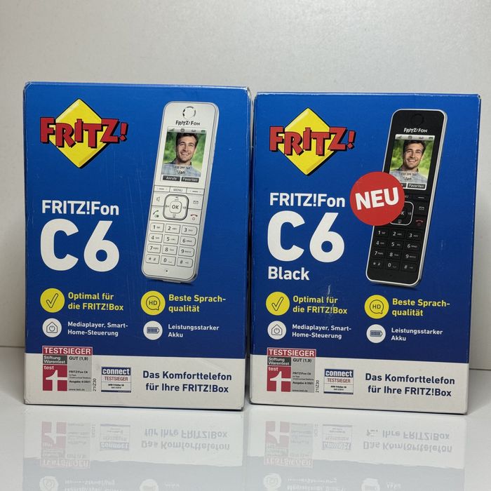 Новий телефон / радіотелефон AVM FRITZ!Fon C6 білий