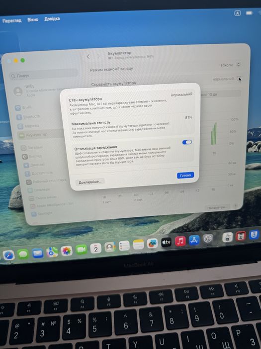 MacBook Air 13 M1 8/256, гарний стан