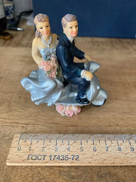 Фигурка Новобрачные Жених и Невеста Свадьба Бракосочетание