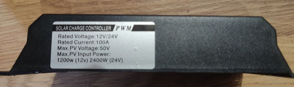 Контролер солнечных панелей Solar controller PWM 100А 12/24В