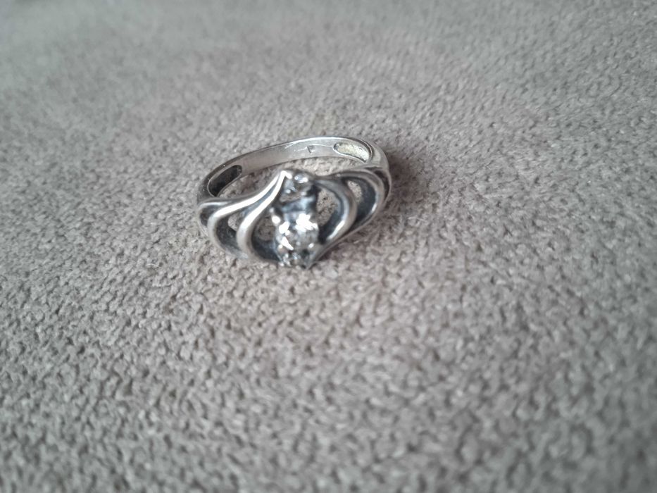 Срібний перстень,  каблучка, колечко
