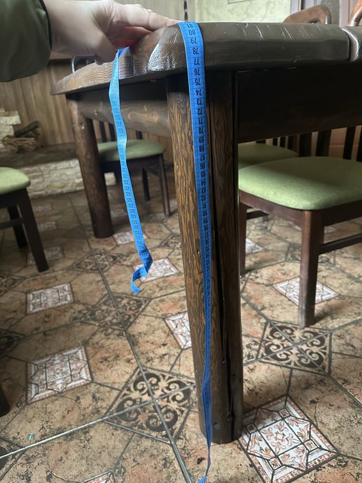 Дереʼяний стіл для дому, тераси