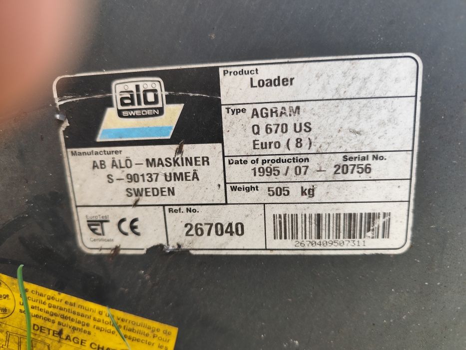 Ładowacz czołowy agram q670