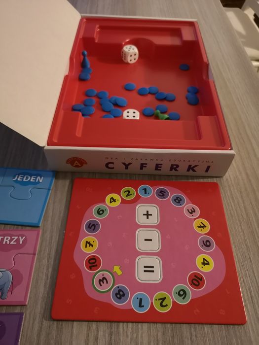 Cyferki układanka edukacyjna