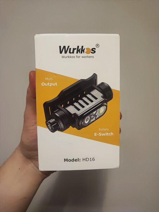 Latarka czołowa Wurkkos HD16 (2500lm + czerwone światło)