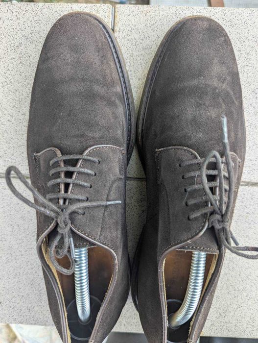 Чоловічі коричневі замшеві туфлі дербі Sebago