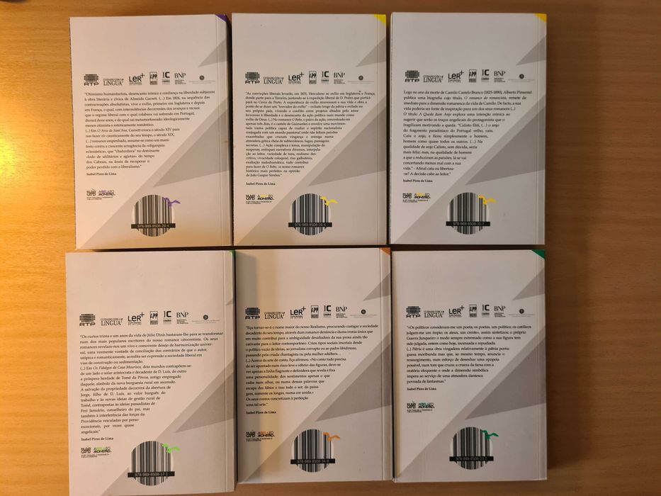 6 livros de literatura portuguesa da coleção Klássicos