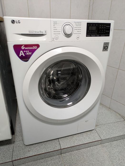 Máquina de Lavar LG F4J5TN3W 8kg