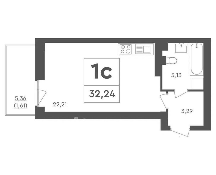 Продаж квартири 1к Анатолія Луценка, 18 ЖК Скандія Бровари