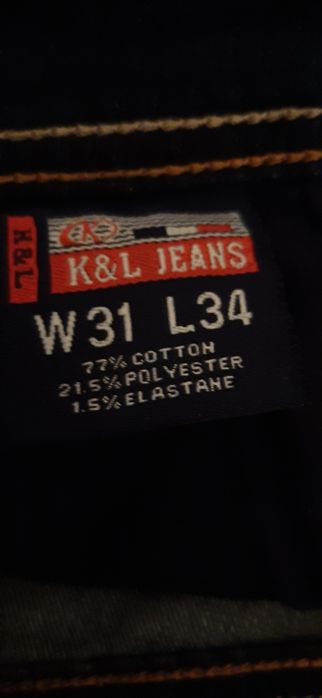 NOWE! Spodnie jeansy damskie K&L rozm. W31 L34
