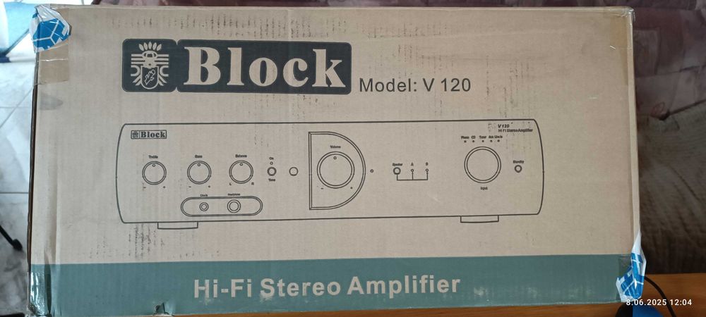 Wzmacniacz stereo Block V 120