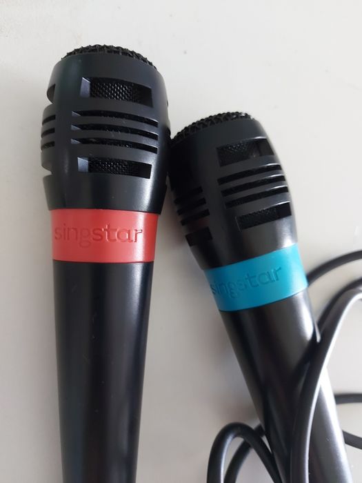 Singstar jogo e 2 microfones