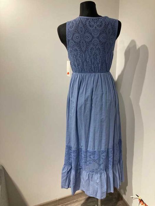 Damska sukienka boho na ramiączkach długa włoska new collection