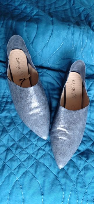 Półbuty, loefersy skóra naturalna Caprice rozmiar 39