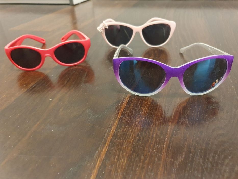 zestaw okulary przeciwsłoneczne dziecięce