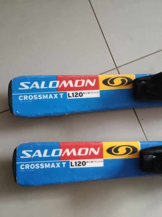 Komplet - Narty dzieciece Salomon L120, Buty Lange 25