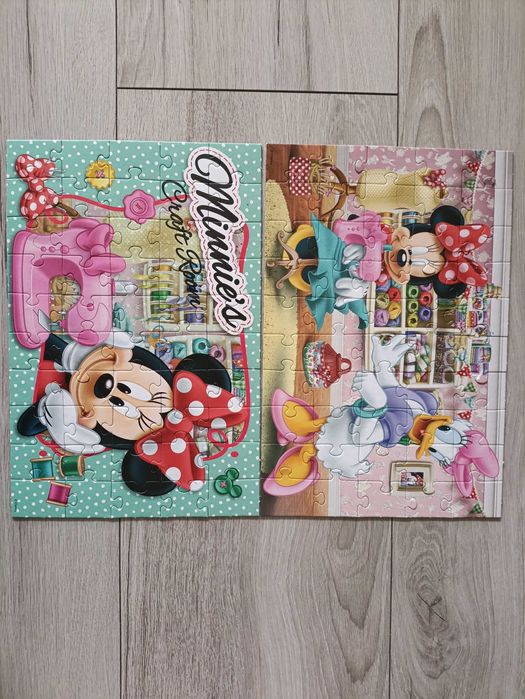 Puzzle 4+ Minnie (2x50), Bing (60), Wieś (60) Trefl