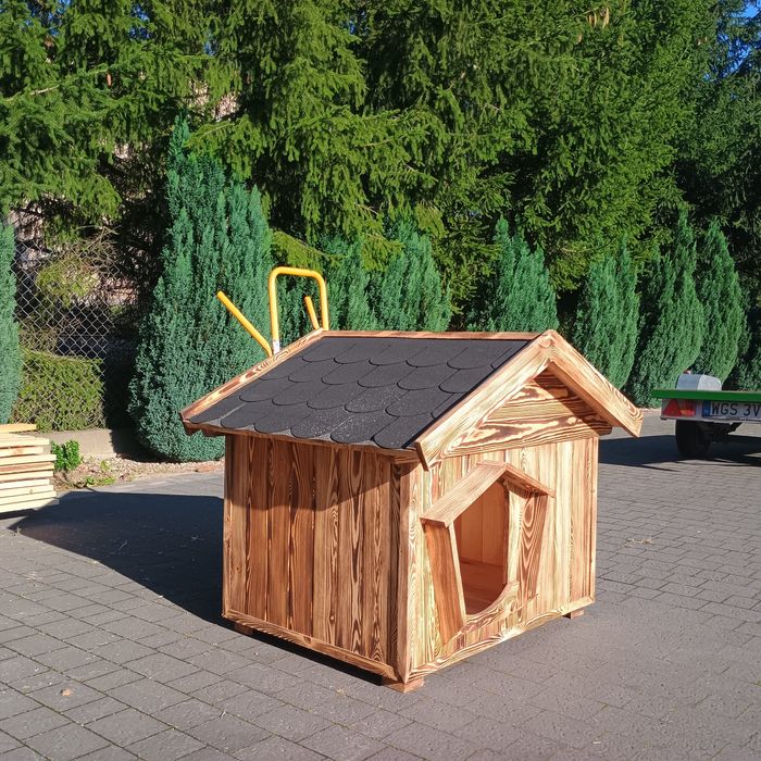 Buda dla psa ocieplana