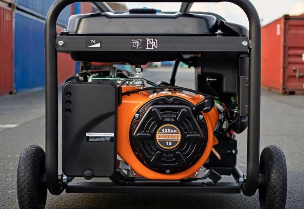 Бензиновий генератор Kingway 6кВт однофазний з електростартером