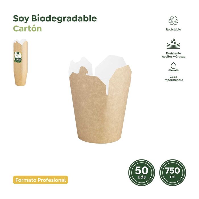 Caixa para noodles kraft take-away (REF.11008)