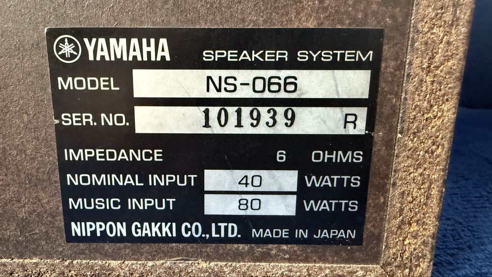 Monitory Studyjne Yamaha NS-066