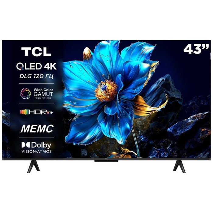 Телевізор QLED TCL 43P7K (Google TV, Wi-Fi, 3840x2160) у Наявності‼️