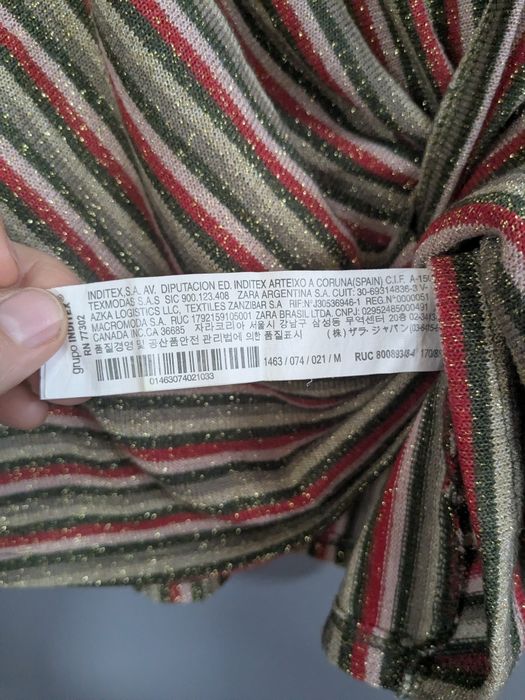 Zara elegancki komplet bluzka spodnie rozm. S