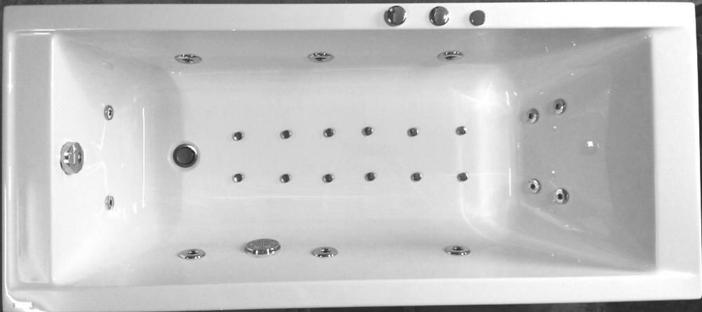Wanna z hydromasażem 170x70 Koło