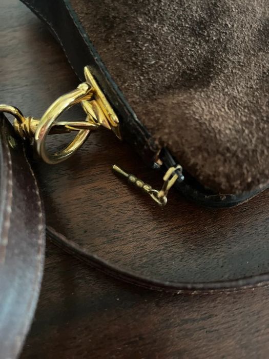 Mala/Bolsa vintage Ralis de pele – NOVA