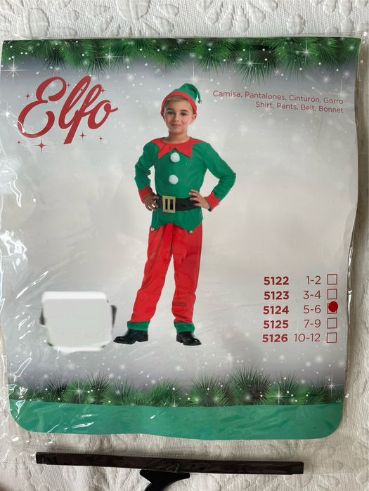 Fato de carnaval de Elfo