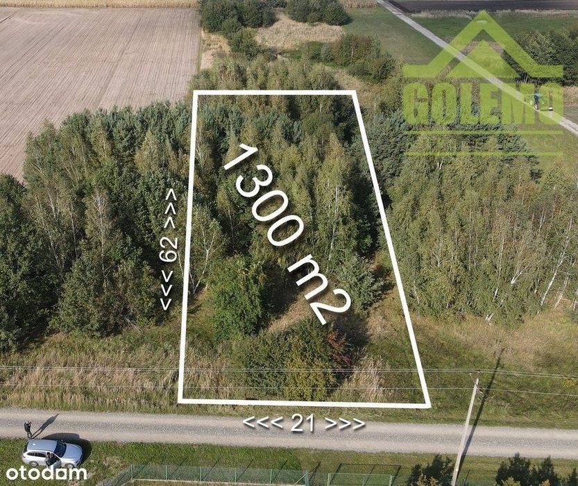 Działka / 1300m2 / Budowlano-Usługowa / Wiercica