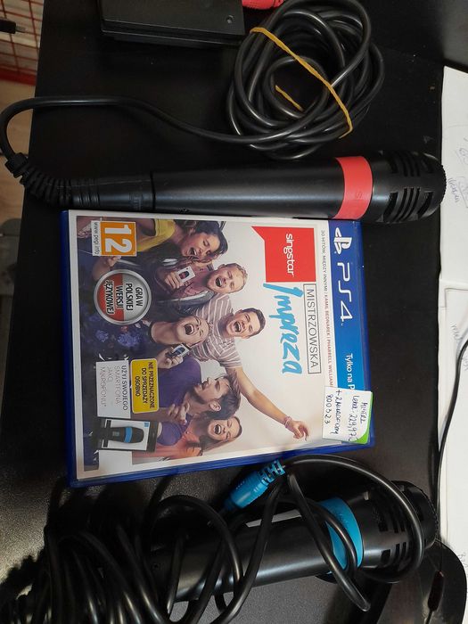 Singstar mistrzowska impreza ps4 + 2 mikrofony singstar, sklep Tychy