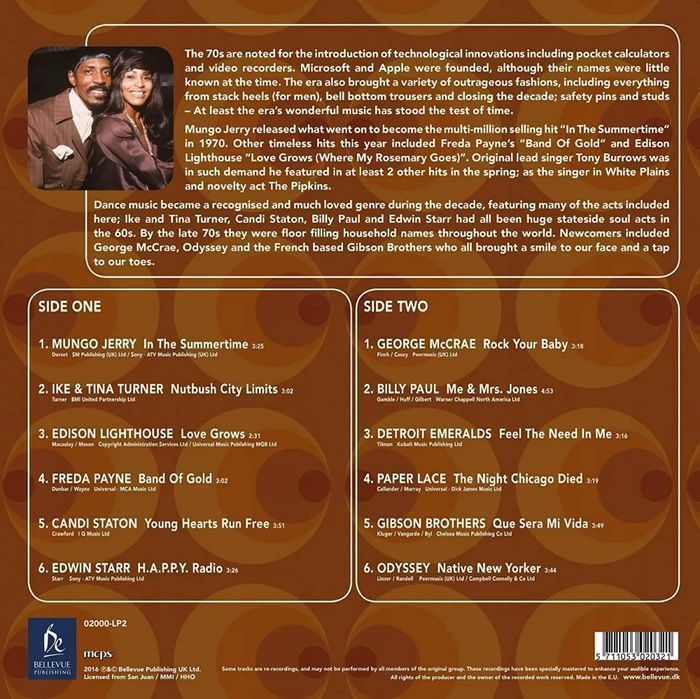 Various Artists The Sensational 70'S Vinyl 180G Płyta Winylowa