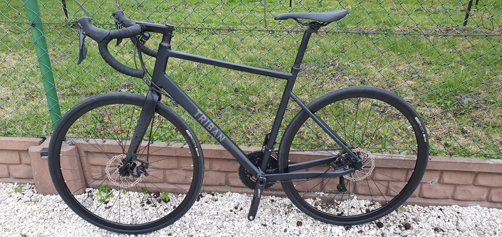 Rower szosowy Triban RC500 L 56 Sora endurance szosa gravel tarcza