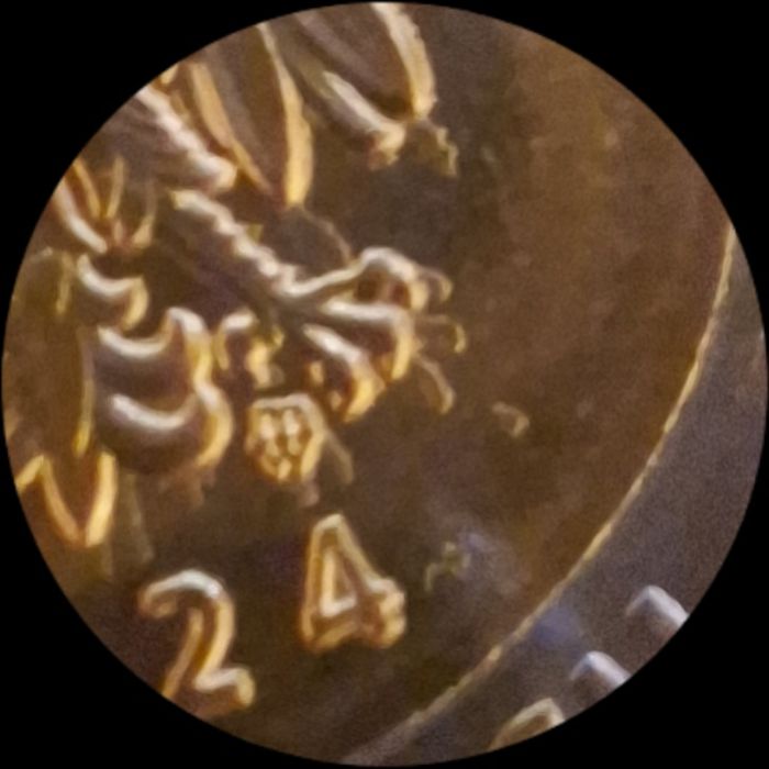 5 zł z 2024 wada stempla