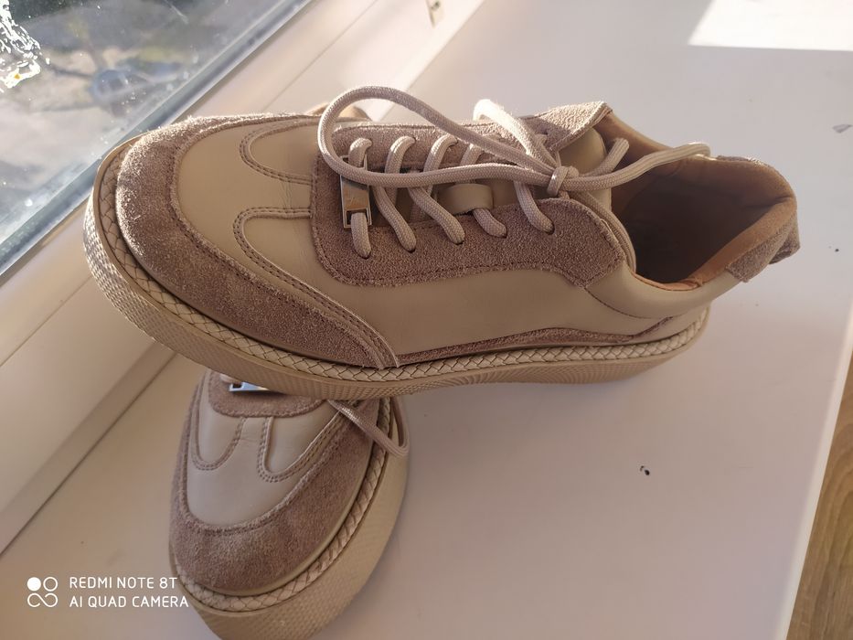 Туфли женские, кожаные