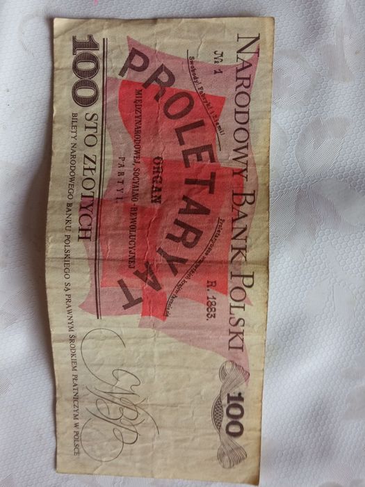Banknot 1988 i 1986r 100 zł