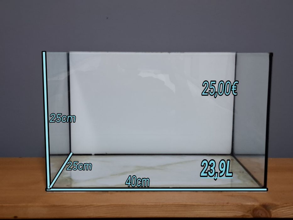 Aquário 40 X 25 X 25