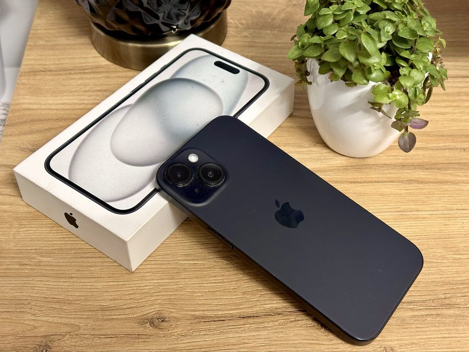 95% bateria - iPhone 15 128gb - black / czarny