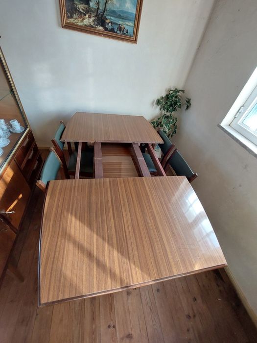 Vários Moveis Mobiliarios Mesas+Estante+Aparadores+Cadeiras Boa q