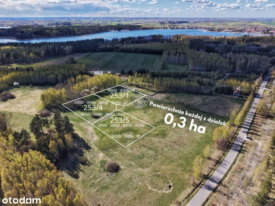 Działki budowlane 0,3 ha z Mpzp Rydzewo
