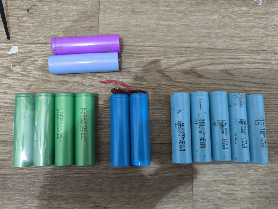 Ogniwa 18650 akumulatory