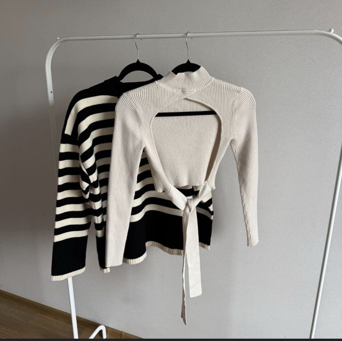 Продам кроп топ zara розмір S M , стан ідеальний, теплий топ ,кофта za