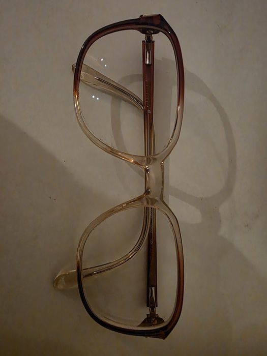 Okulary oprawki Vintage brąz